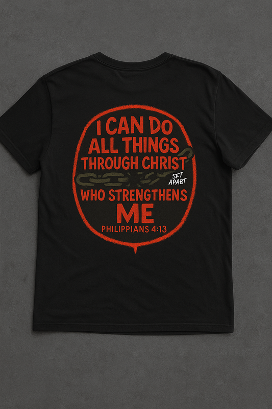 Oversized Philippians 4:13 Tee