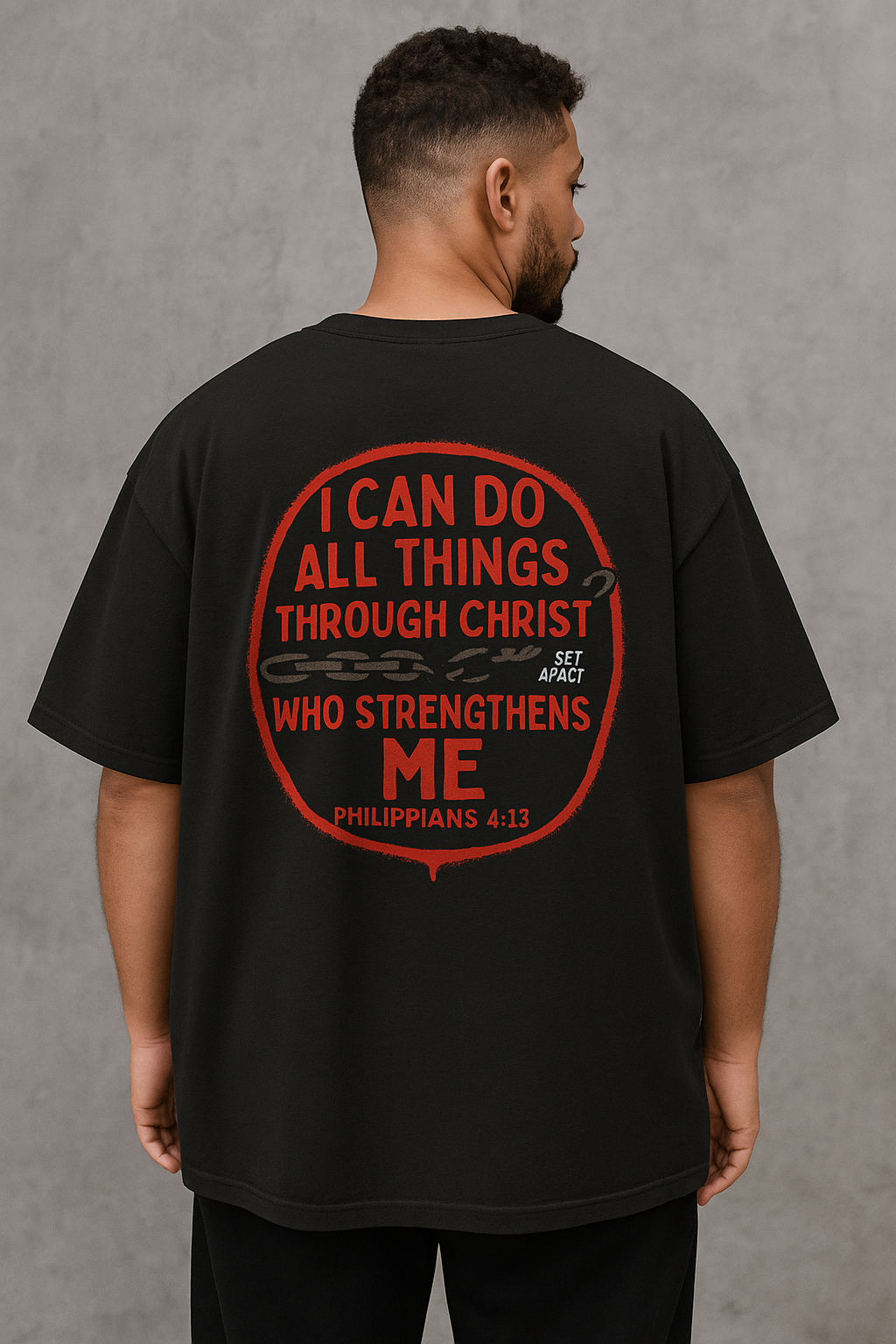 Oversized Philippians 4:13 Tee