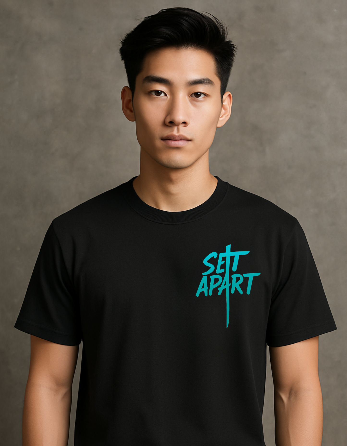 Oversized Joshua 1:9 Tee